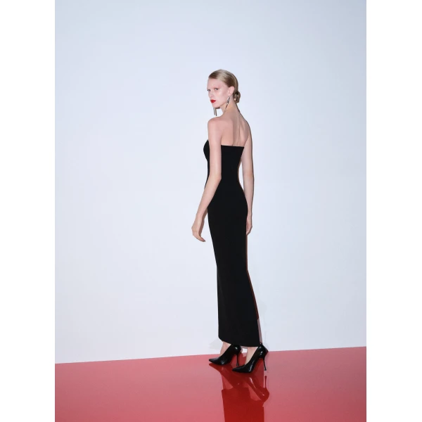 Solace London The Sommer Maxi Dress in Black