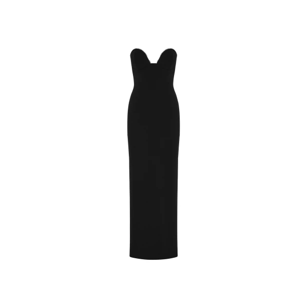 Solace London The Sommer Maxi Dress in Black | Maxi Dresses | Luxury Shoes 