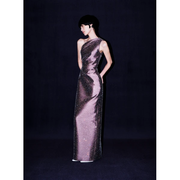 Solace London The Swanson Maxi Dress in Acai