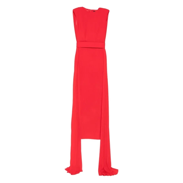 Solace London The Tavia Maxi Dress in Red | Maxi Dresses | Luxury Shoes 