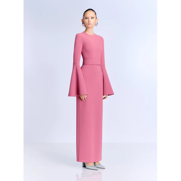 Solace London The Theia Maxi Dress in Dark Rose