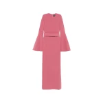 Solace London The Theia Maxi Dress in Dark Rose | Maxi Dresses | Luxury Shoes 