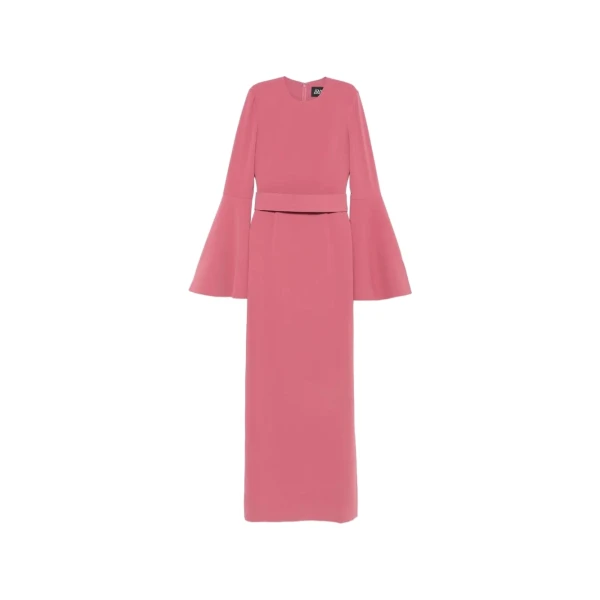 Solace London The Theia Maxi Dress in Dark Rose | Maxi Dresses | Luxury Shoes 