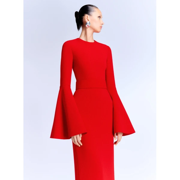 Solace London The Theia Maxi Dress in Red
