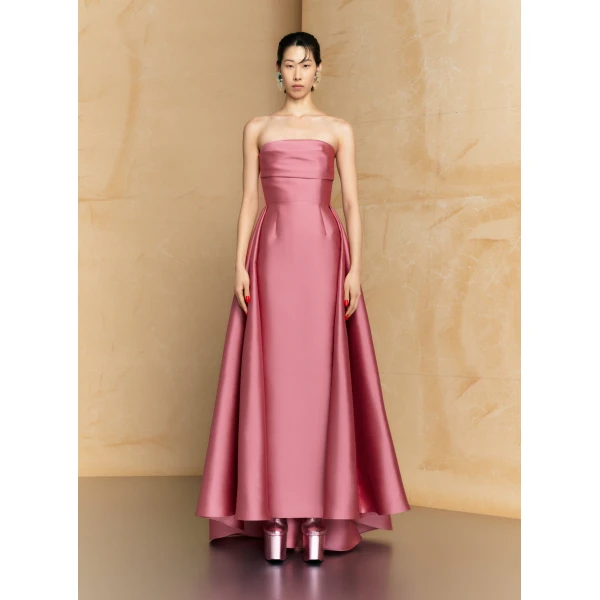 Solace London The Tiffany Maxi Dress in Peony Pink