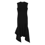 Solace London The Trinity Midi Dress in Black | Midi Dresses | Luxury Shoes 