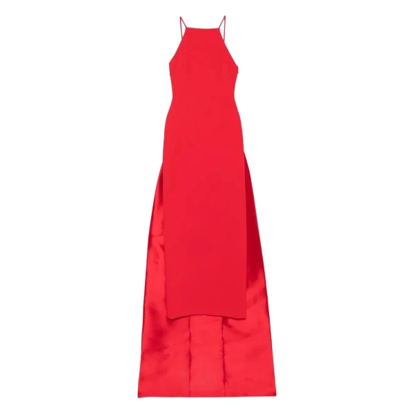 Solace London The Ulla Maxi Dress in Red | Maxi Dresses | Luxury Shoes 