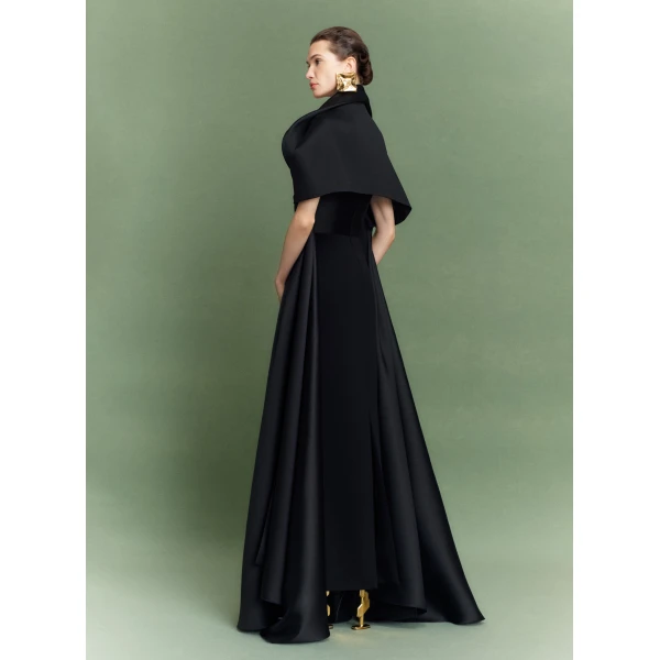 Solace London The Vera Maxi Dress in Black