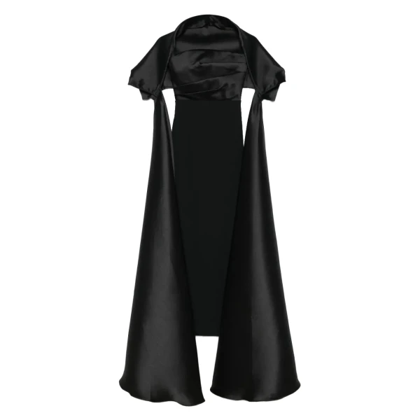 Solace London The Vera Maxi Dress in Black | Maxi Dresses | Luxury Shoes 