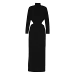 Solace London The Wilma Maxi Dress in Black | Maxi Dresses | Luxury Shoes 