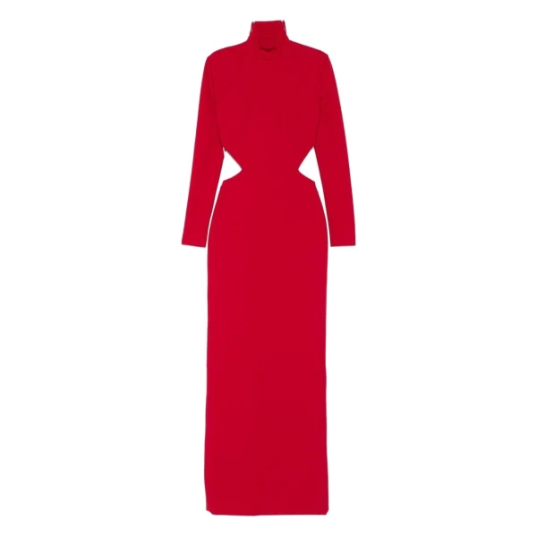 Solace London The Wilma Maxi Dress in Crimson Red | Maxi Dresses | Luxury Shoes 