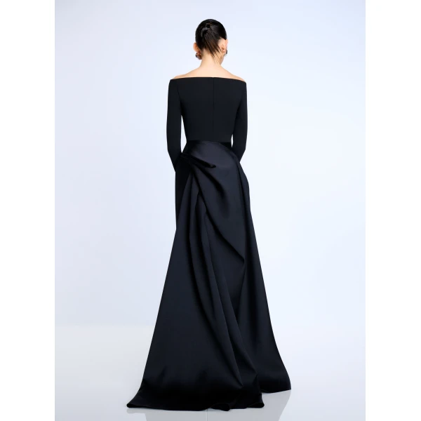 Solace London The Winslow Maxi Dress in Black