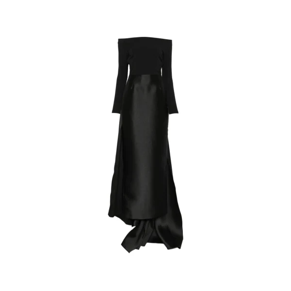 Solace London The Winslow Maxi Dress in Black | Maxi Dresses | Luxury Shoes 