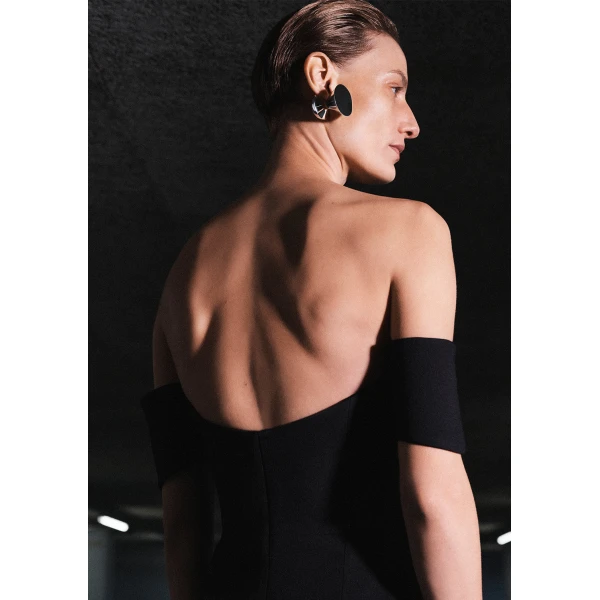 Solace London The Wymore Maxi Dress in Black