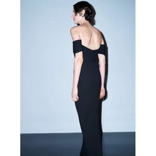 Solace London The Wymore Maxi Dress in Black