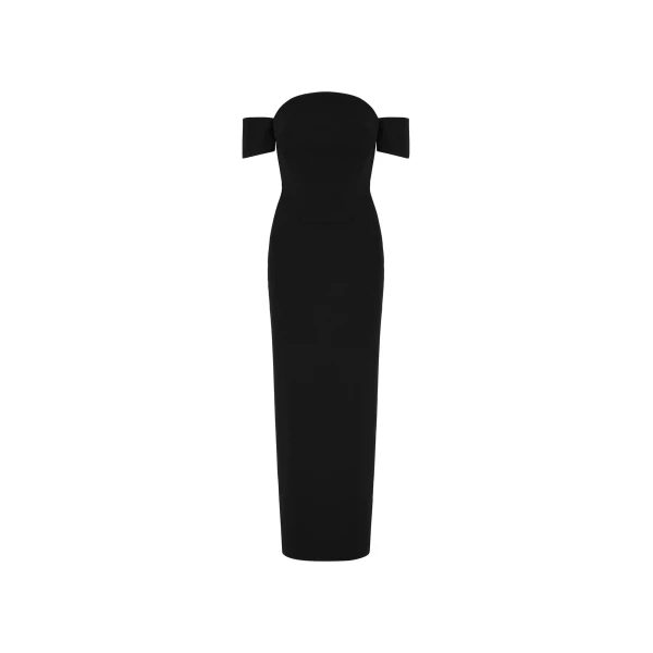 Solace London The Wymore Maxi Dress in Black | Maxi Dresses | Luxury Shoes 