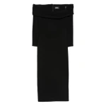 Solace London The Yuni Midi Dress in Black | Midi Dresses | Luxury Shoes 