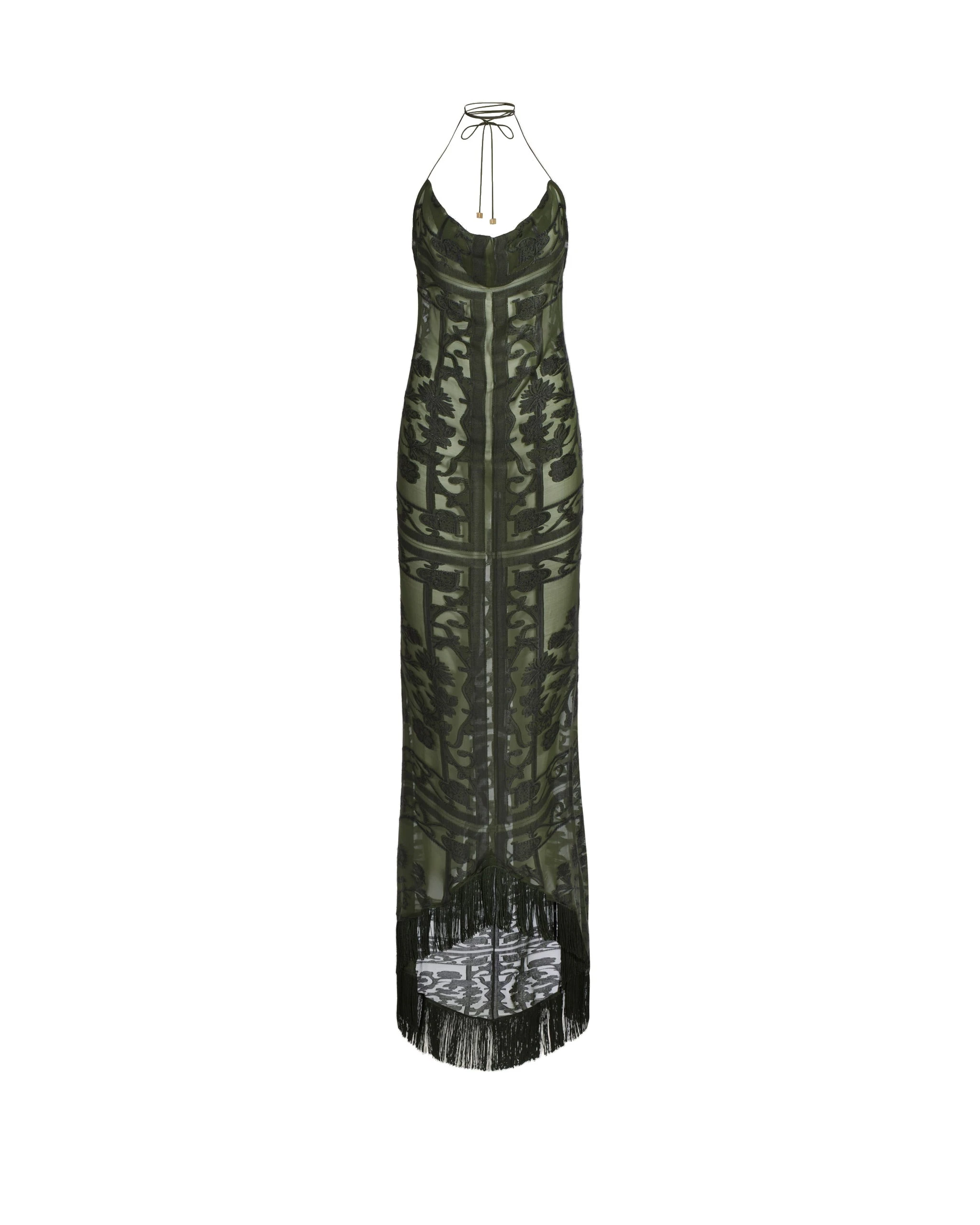 Taller Marmo 1926 Gown in Juniper Taller Marmo 1926 Gown in Juniper | Dresses | Luxury Shoes