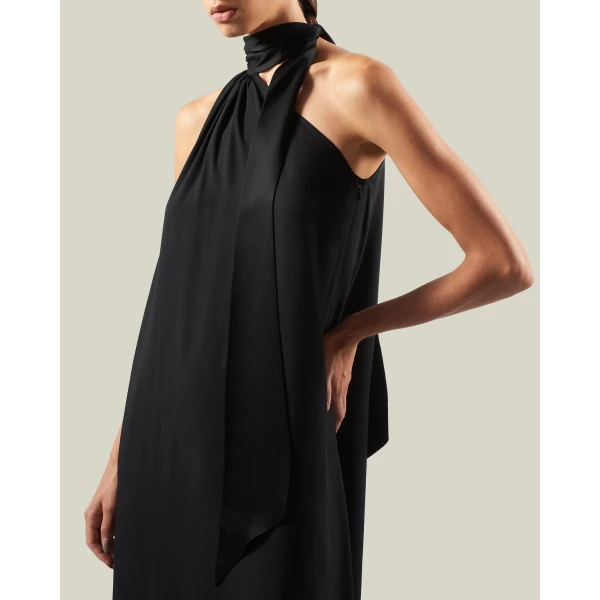 Taller Marmo Astor Dress in Black | Maxi Dresses | Luxury Shoes 