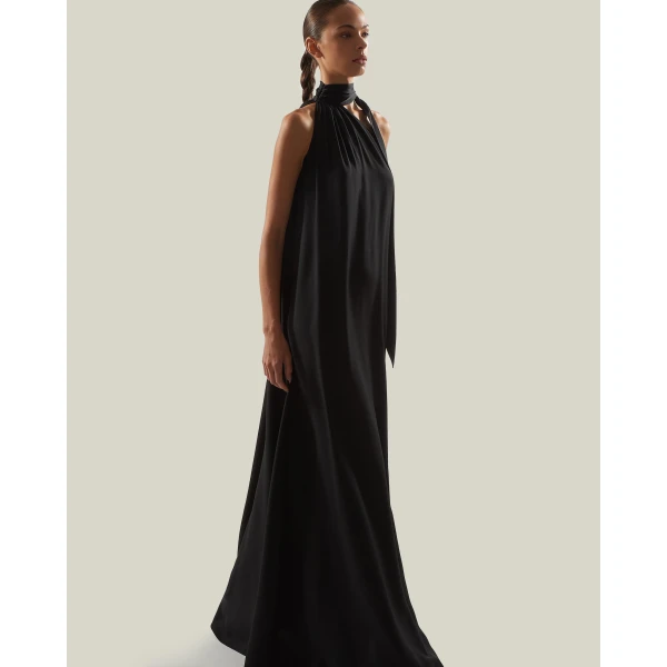 Taller Marmo Astor Dress in Black | Maxi Dresses | Luxury Shoes 
