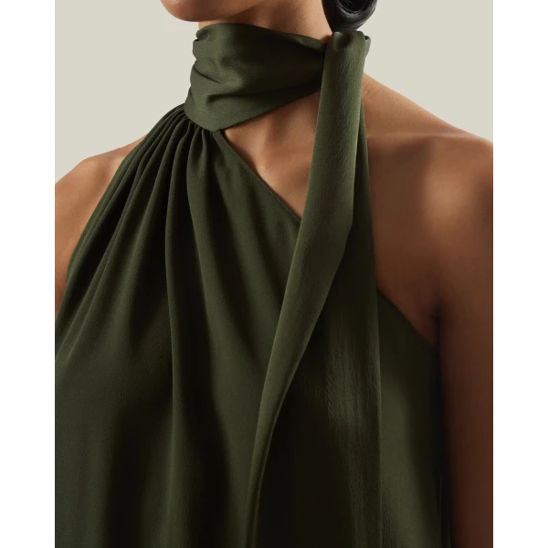 Taller Marmo Astor Dress in Juniper | Maxi Dresses | Luxury Shoes 