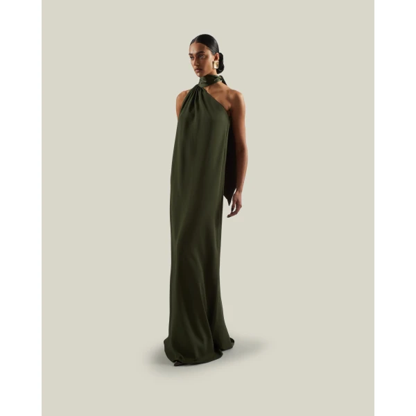 Taller Marmo Astor Dress in Juniper | Maxi Dresses | Luxury Shoes 