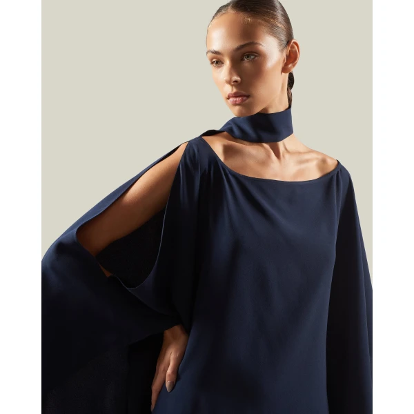 Taller Marmo Barths Kaftan in Midnight Blue | kaftan | Luxury Shoes 