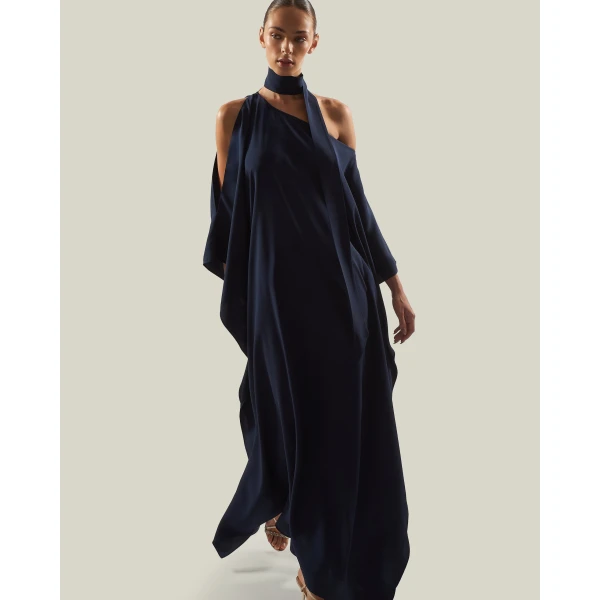 Taller Marmo Barths Kaftan in Midnight Blue | kaftan | Luxury Shoes 