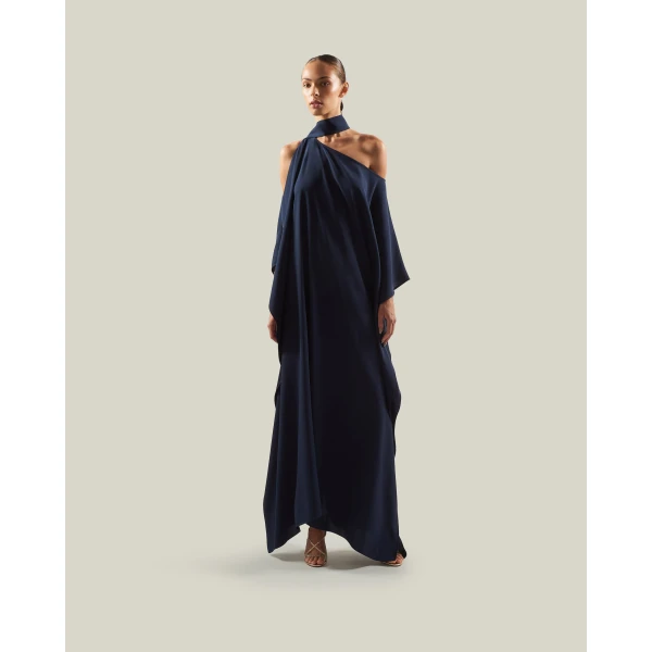 Taller Marmo Barths Kaftan in Midnight Blue | kaftan | Luxury Shoes 