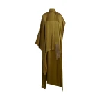 Taller Marmo California Satin Kaftan in Antique Bronze | Dresses | Luxury Shoes 