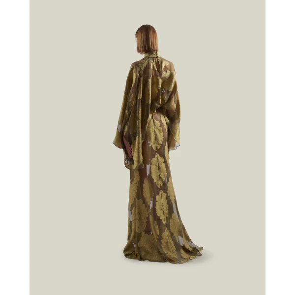 Taller Marmo Chimera Gown in Antique Bronze | Evening Gowns | Luxury Shoes 