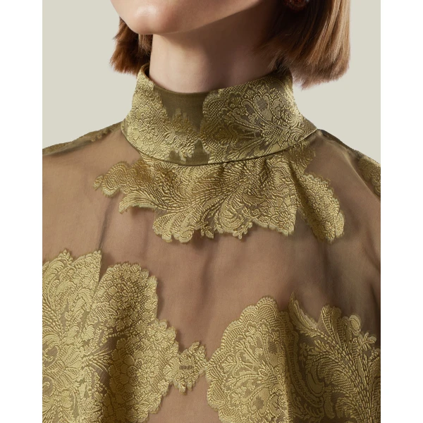 Taller Marmo Chimera Gown in Antique Bronze | Evening Gowns | Luxury Shoes 