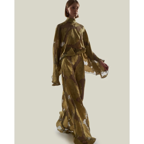 Taller Marmo Chimera Gown in Antique Bronze | Evening Gowns | Luxury Shoes 