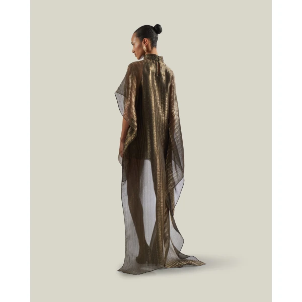 Taller Marmo Dallas Kaftan in Antique Gold | kaftan | Luxury Shoes 
