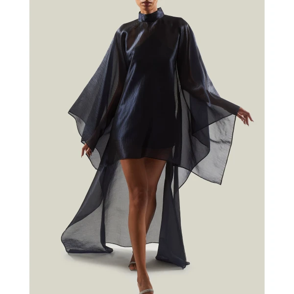Taller Marmo Denver Kaftan in Midnight Blue | kaftan | Luxury Shoes 