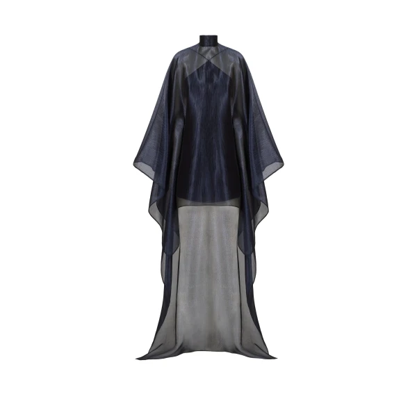Taller Marmo Denver Kaftan in Midnight Blue | Dresses | Luxury Shoes 