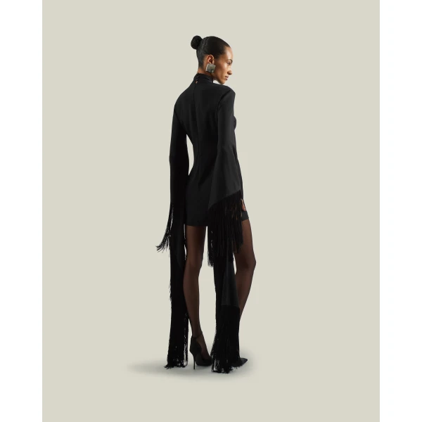 Taller Marmo Dragon Dress in Black | Mini Dresses | Luxury Shoes 