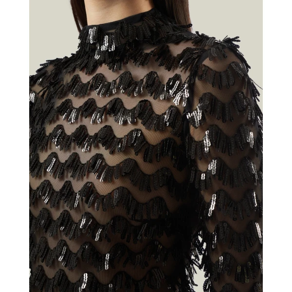Taller Marmo Dragon Lady Dress in Black | Evening Gowns | Luxury Shoes 