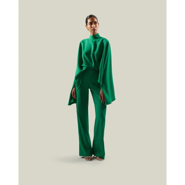 Taller Marmo Eolia Jumpsuit in Emerald Green | Jumpsuit | Luxury Shoes 