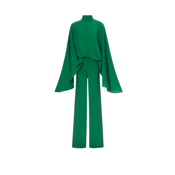 Eolia Jumpsuit in Emerald Green
