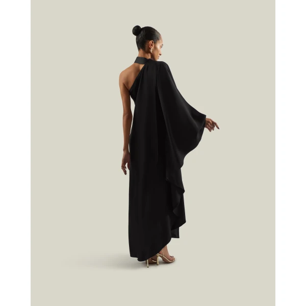 Taller Marmo Florinda Dress in Black | Maxi Dresses | Luxury Shoes 