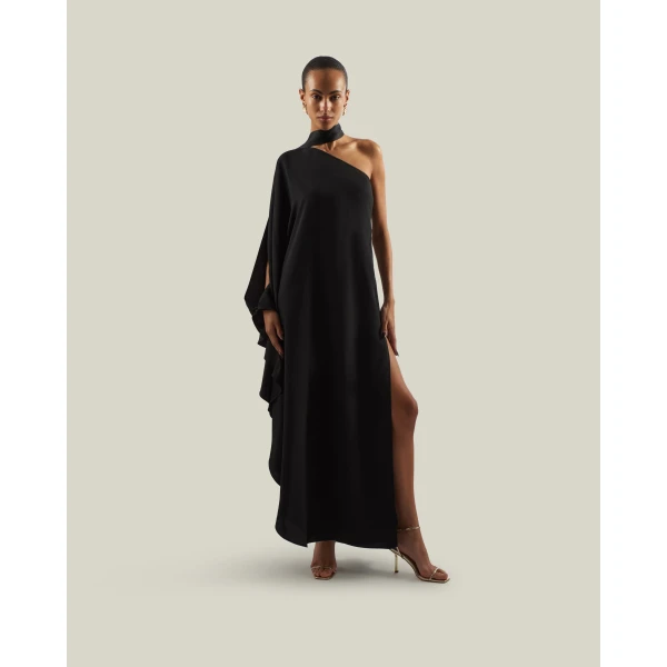 Taller Marmo Florinda Dress in Black | Maxi Dresses | Luxury Shoes 