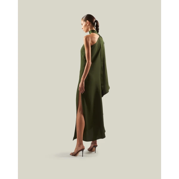 Taller Marmo Florinda Dress in Juniper | Maxi Dresses | Luxury Shoes 