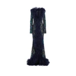 Taller Marmo Hollywood Disco Gown in Multicolor | Dresses | Luxury Shoes 