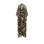 Taller Marmo Kintsugi Kaftan in Black Gold | Dresses | Luxury Shoes 