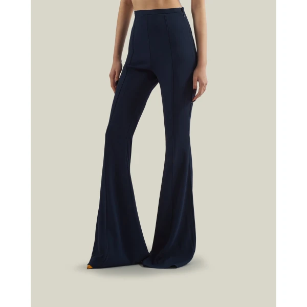 Taller Marmo Mae Pants in Midnight Blue | Pants | Luxury Shoes 
