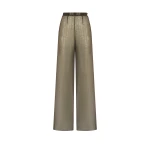 Taller Marmo Marlene Metallic Pants in Antique Gold | Pants | Luxury Shoes 