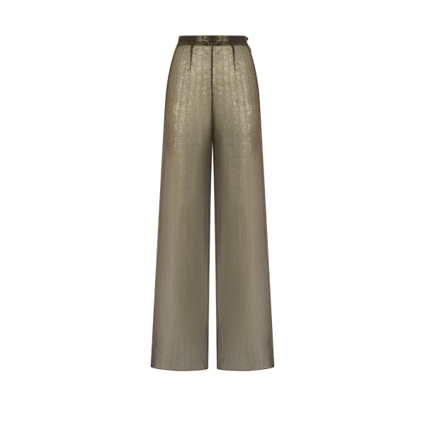 Marlene Metallic Pants in Antique Gold