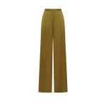 Taller Marmo Marlene Satin Pants in Antique Bronze | Pants | Luxury Shoes 