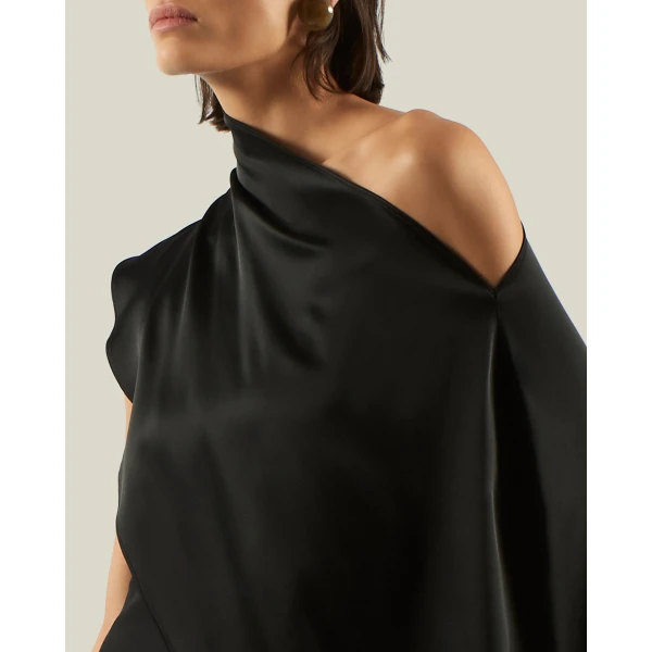Taller Marmo Mini Berenson Dress in Black | Mini Dresses | Luxury Shoes 